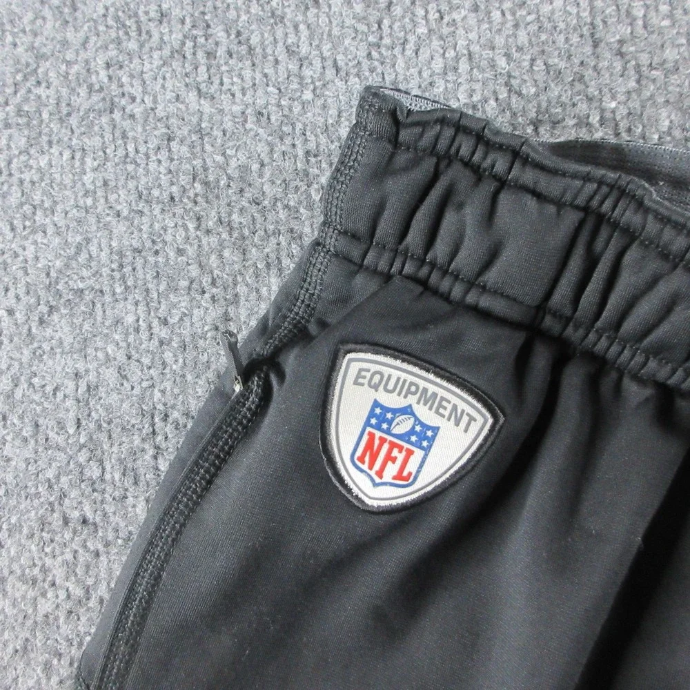 Nike Dri-FIT Track Pants Mens M Black NFL Equipment Elastic Waist Player Issue